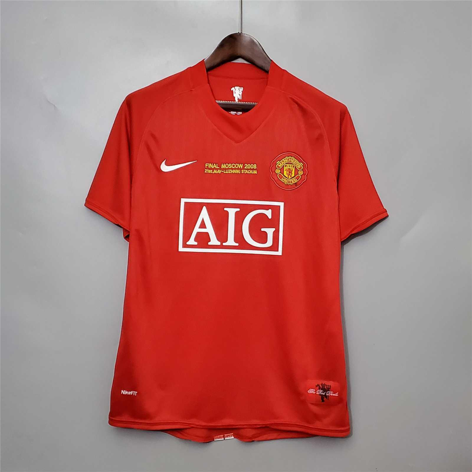 Manchester United Home Shirt 2007/08