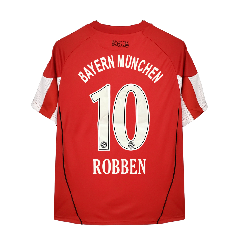 RETRO BAYERN MUNICH 'ROBBEN 10' LEGENDS HOME SHIRT 2010/11