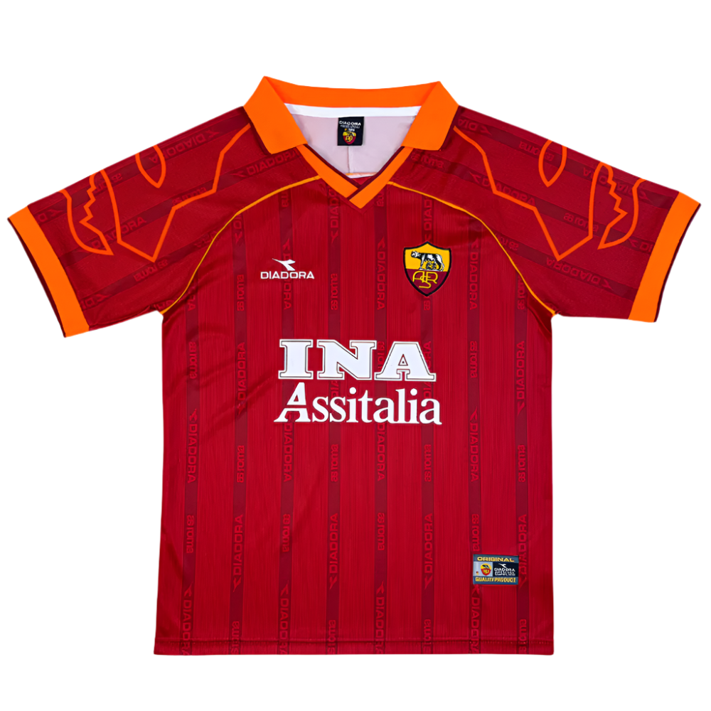 CAMISETA RETRO DE LOCAL AS ROMA 1999/00