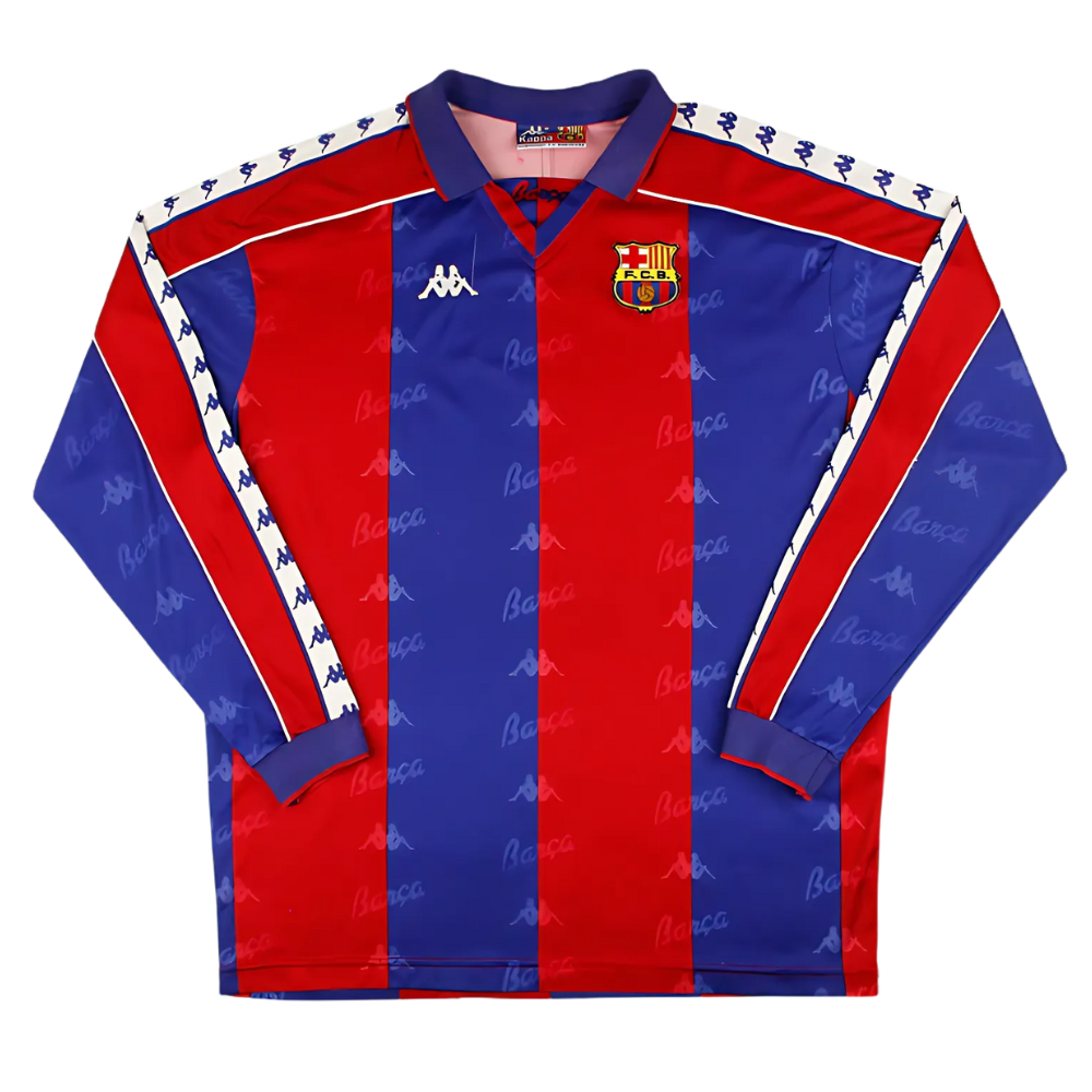 RETRO BARCELONA HOME SHIRT LONG SLEEVE 1992/95