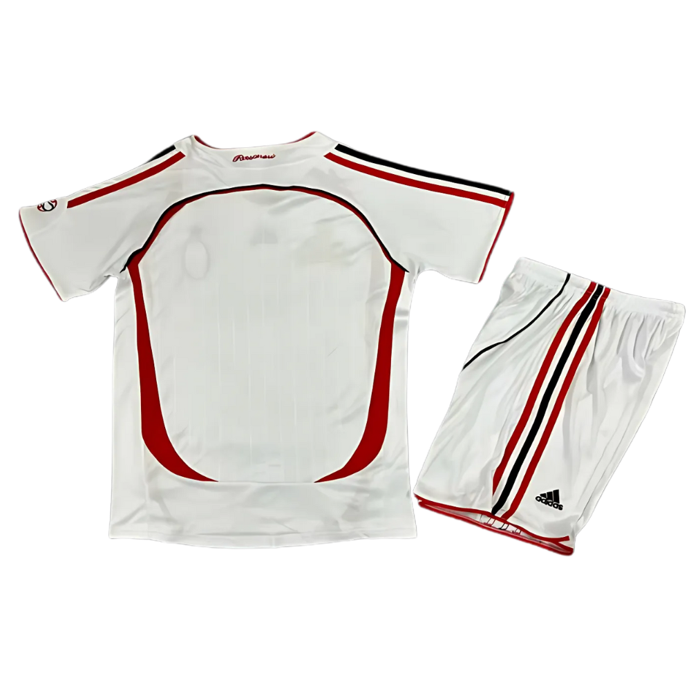 (KIDS) RETRO AC MILAN AWAY SHIRT & SHORTS 2006/07