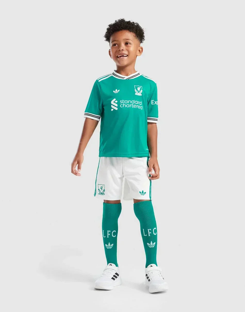 2025-26 Liverpool Third Kids Kit