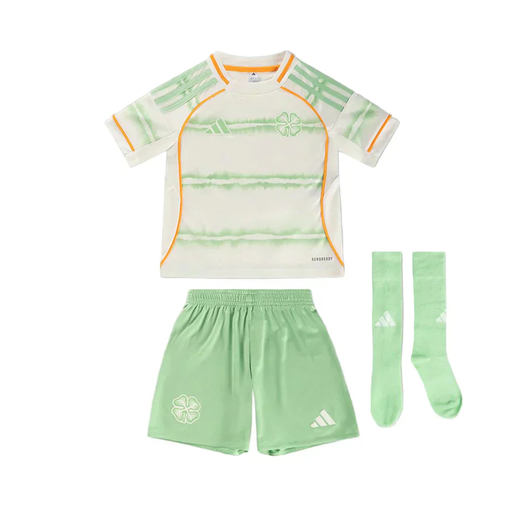 Het derde tenue van Celtic Kids voor het seizoen 2025-26.