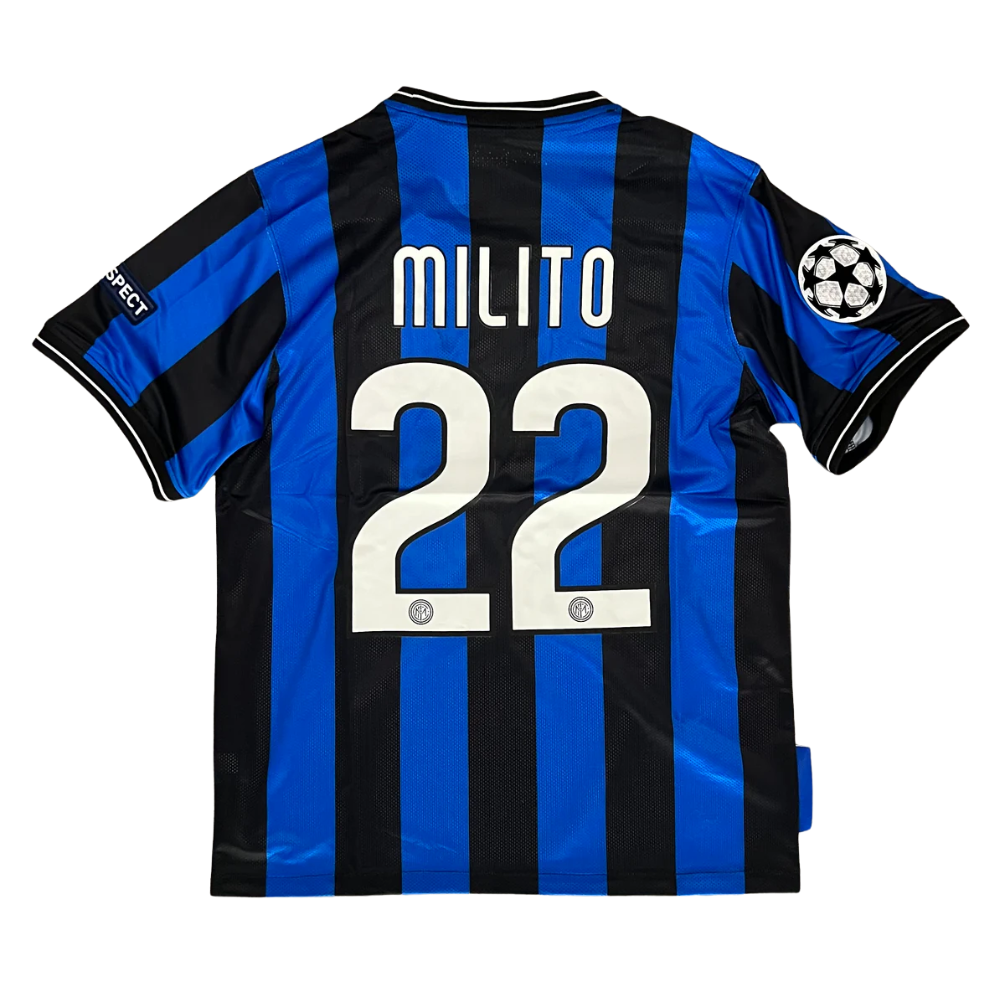 RETRO INTER MILAN 'MILITO 22' LEGENDS HOME SHIRT 2009/10