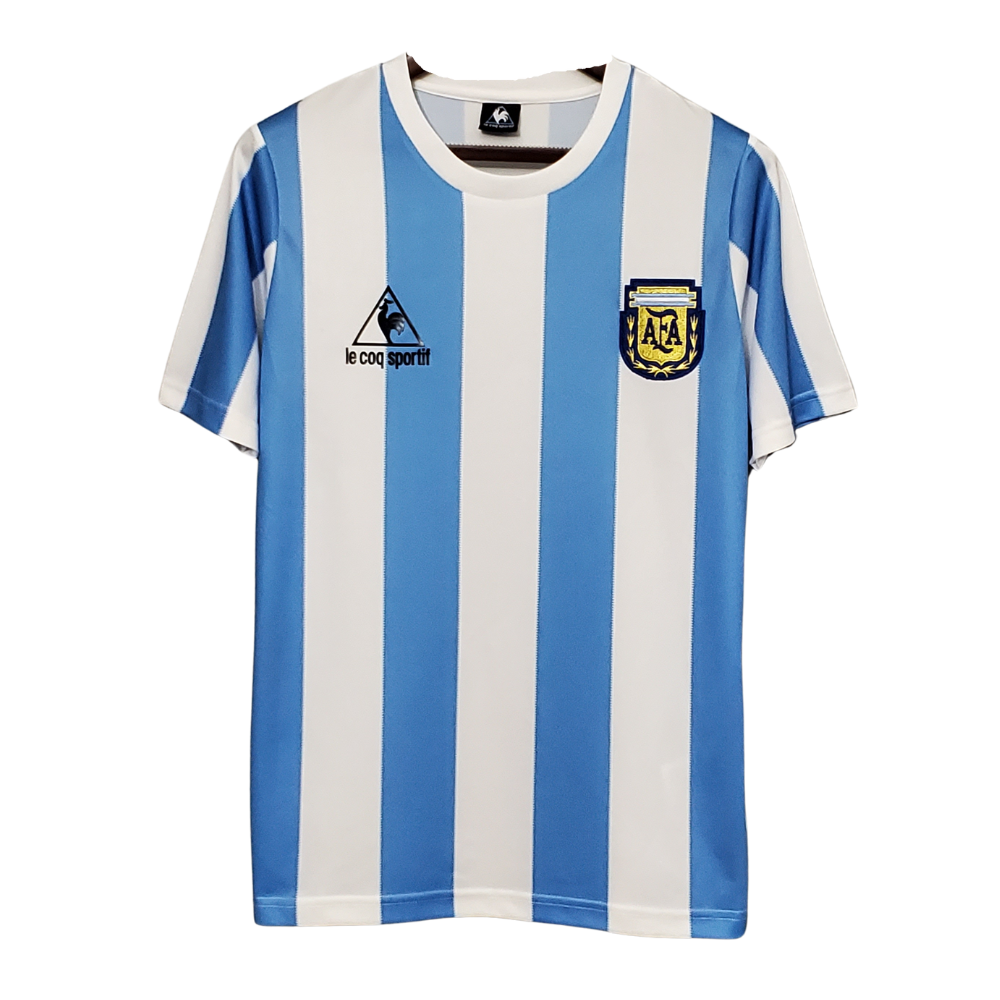 RETRO ARGENTINA 'MARADONA 10' LEGENDS HOME SHIRT 1986