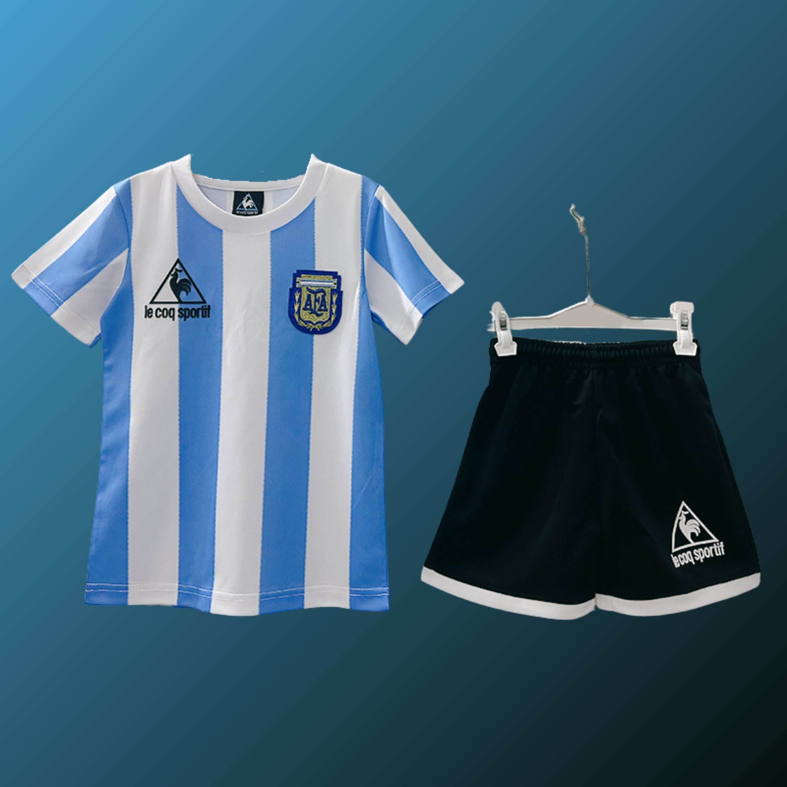 Retro Argentinien Kinder-Trikot WM 1986 Heimtrikot
