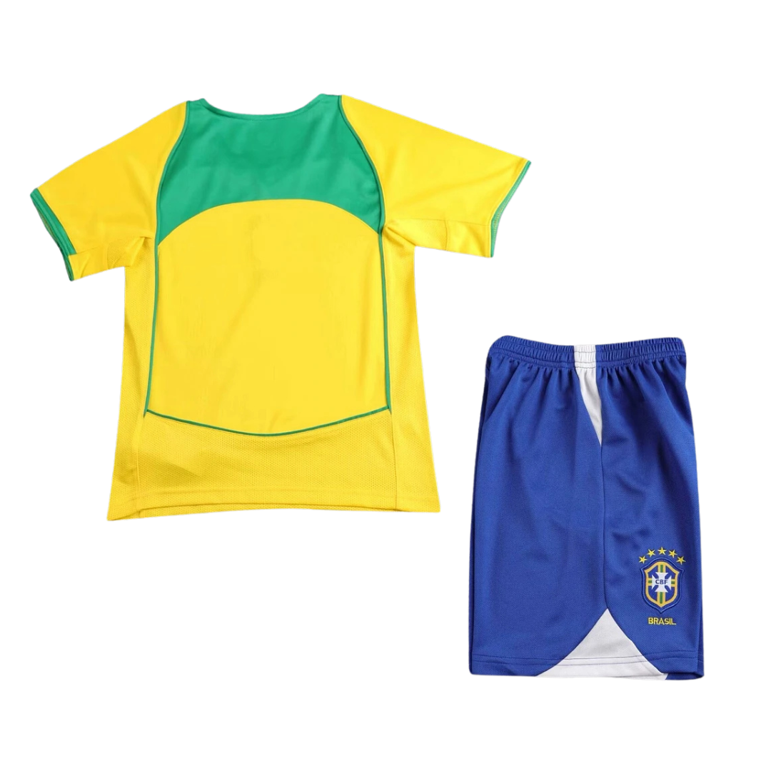 Brasilien Heimtrikot 2004 - Kinderfußballtrikot