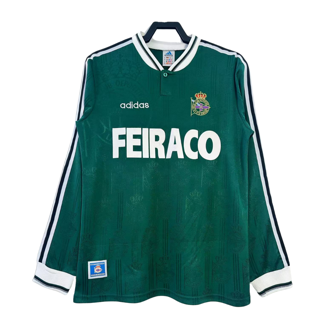Camiseta de Visita de Manga Larga Deportivo La Coruña - 1999-00