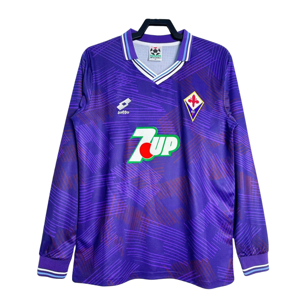 Camiseta de local de manga larga de Fiorentina - 1992-93