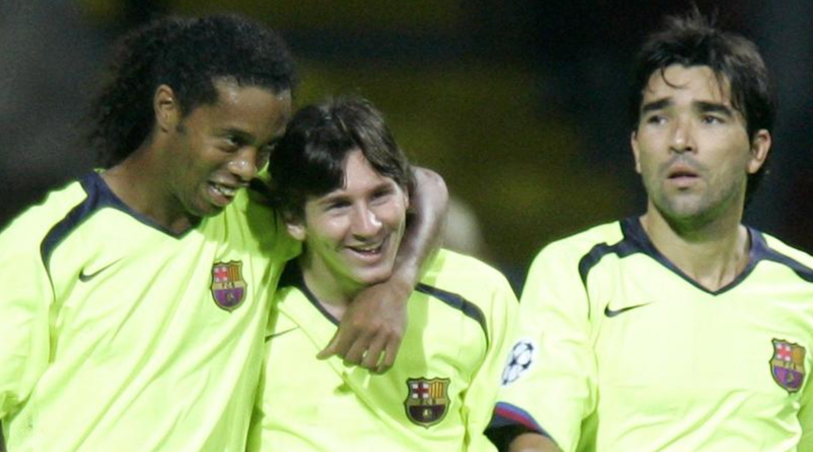 Barcelona 2005-2006 Away Retro jersey ( lime yellow)