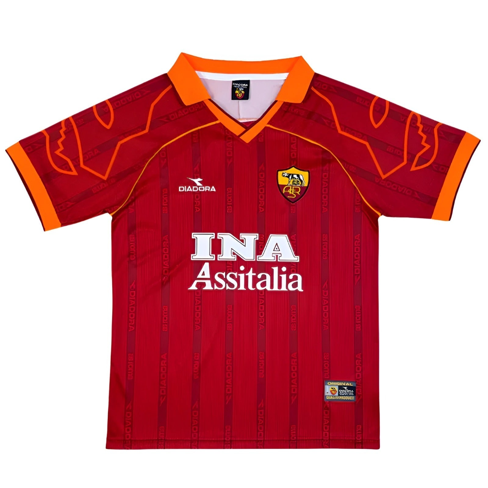 Retro AS Roma Home Shirt 1999/00 Football Shirt