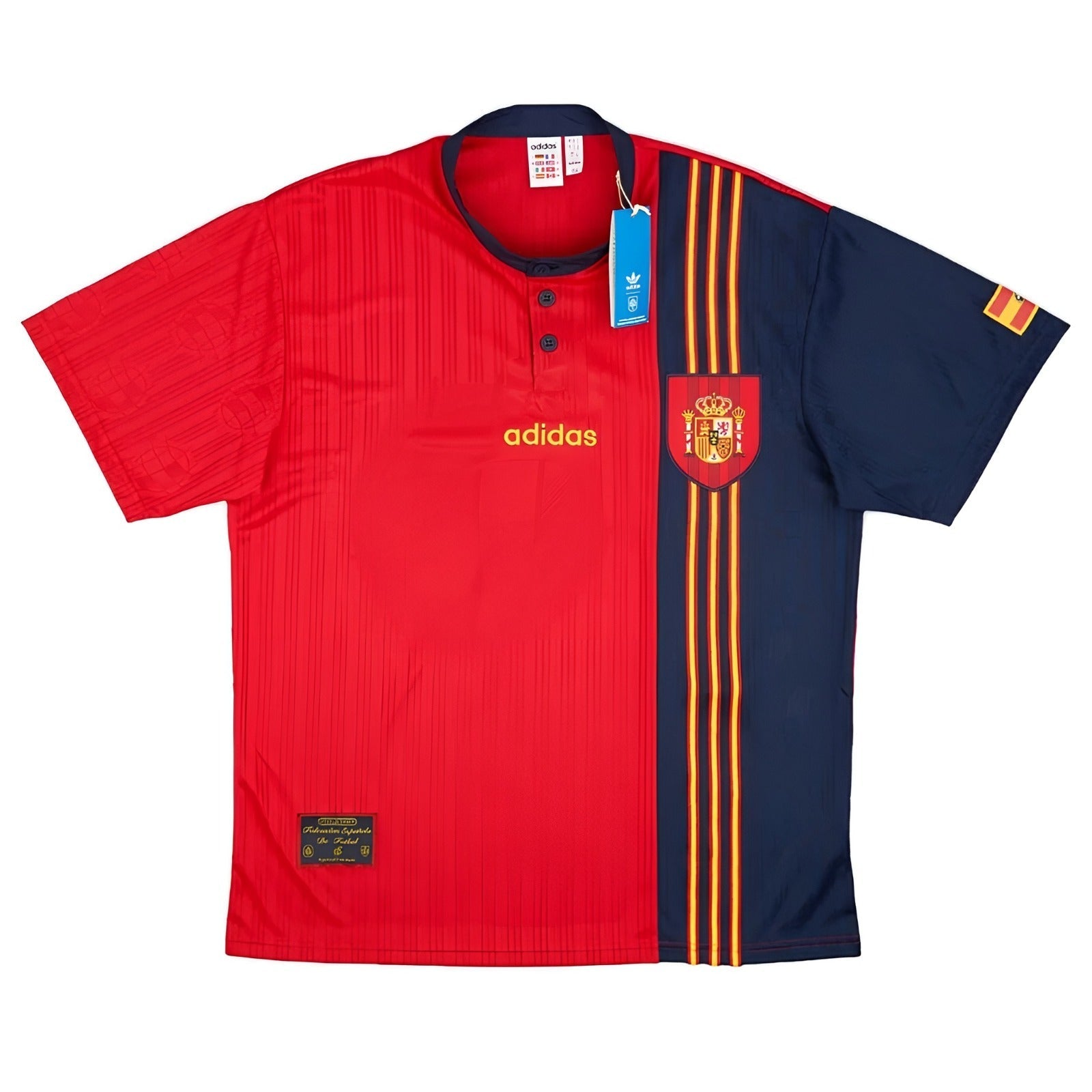 Retro Spain Home Shirt 1996 Football Shirt