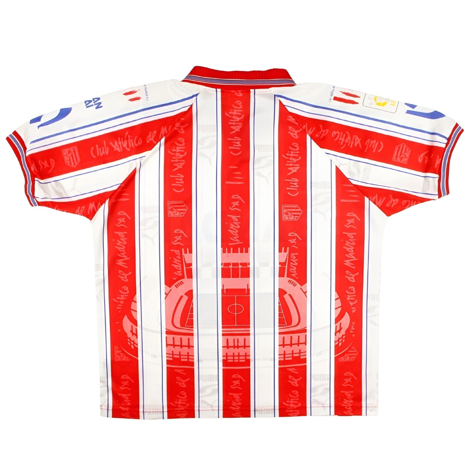 Retro Atlético Madrid Home Shirt 1996/1997 Football Shirt