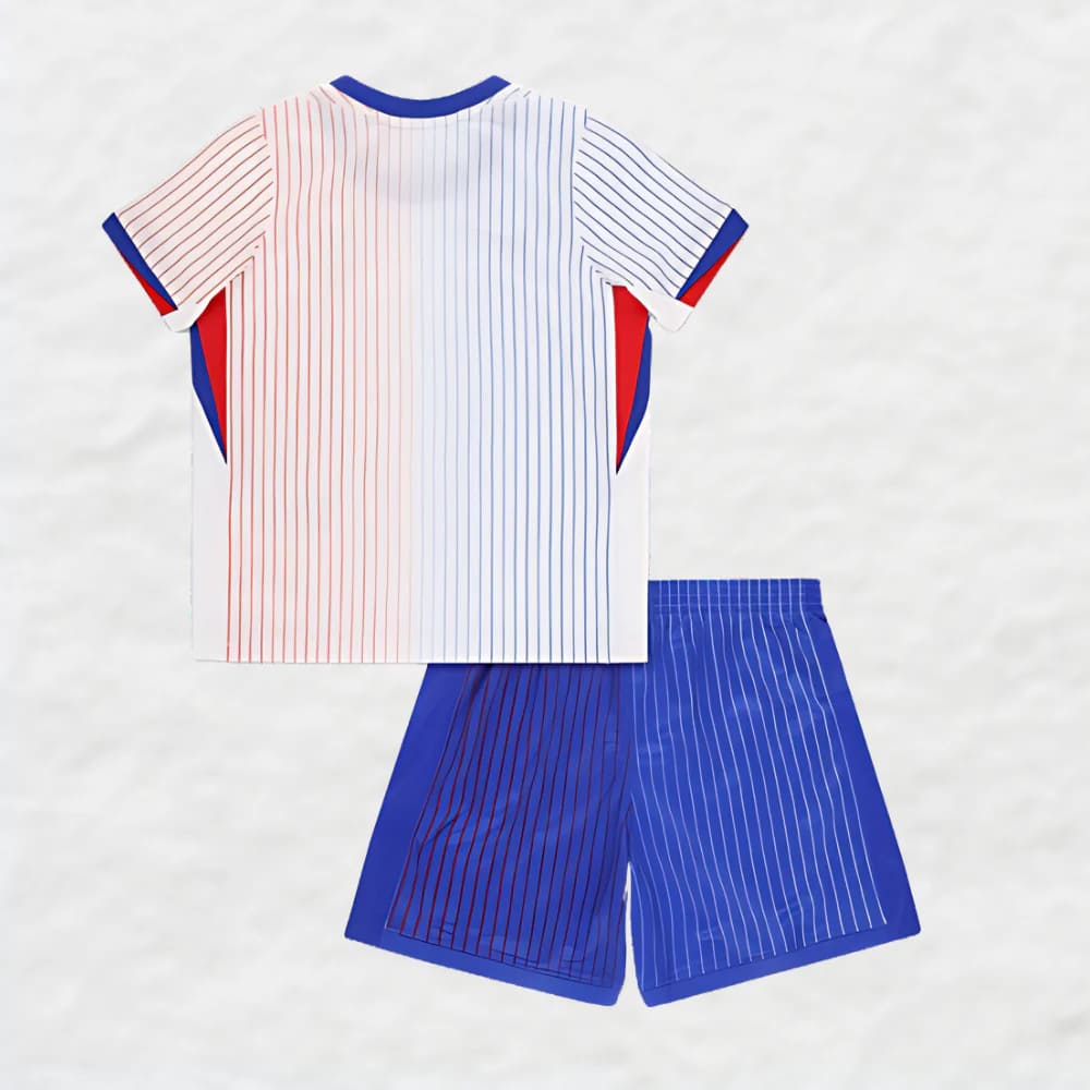 Frankreich Kinder-Fußballtrikot 2024/25 Auswärts