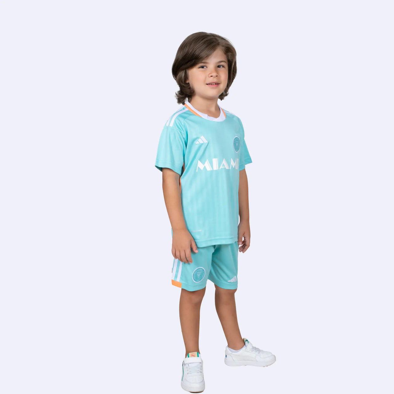 Messi Kinder-Fußballtrikot - Inter Miami 2024/25 Türkis