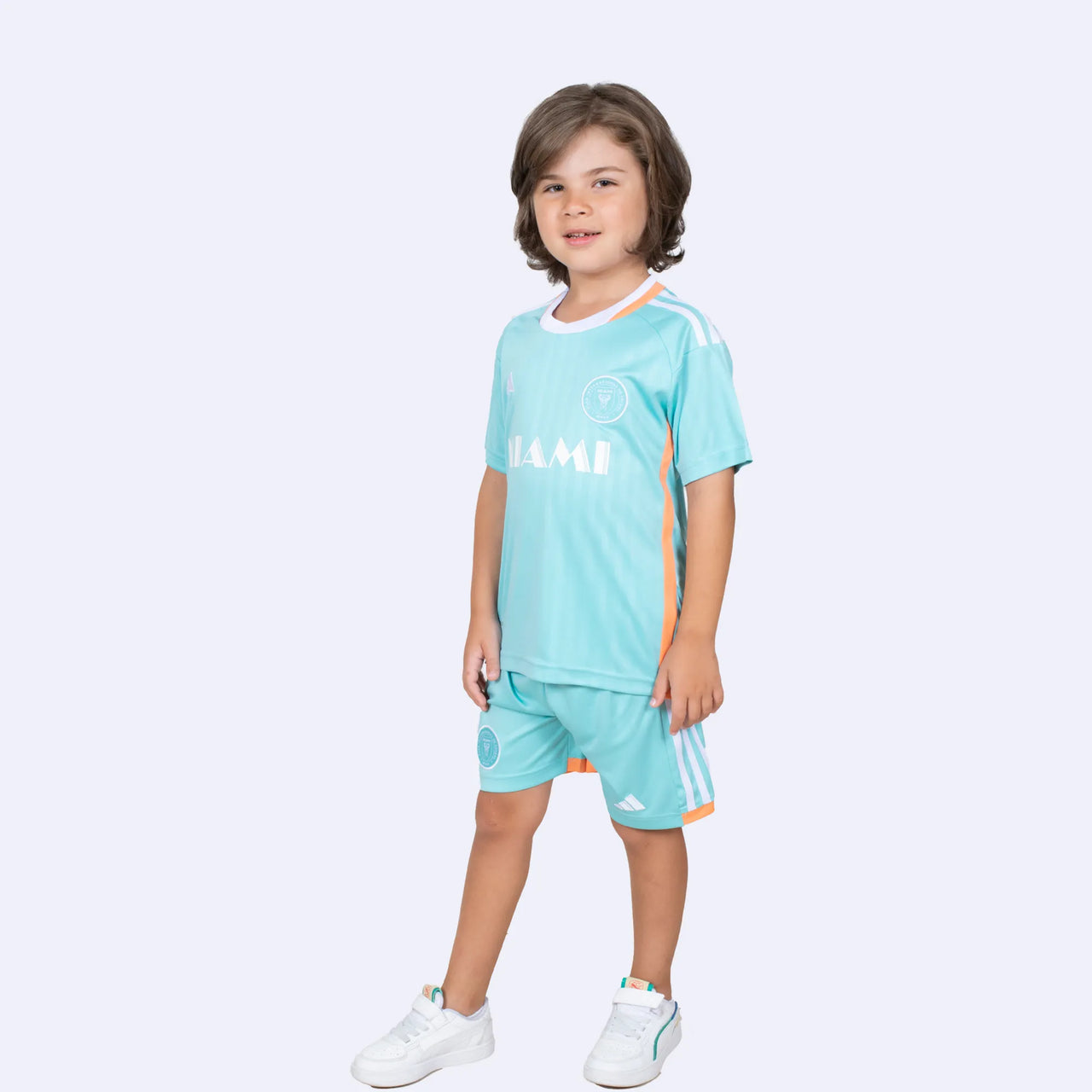 Messi Kinder-Fußballtrikot - Inter Miami 2024/25 Türkis