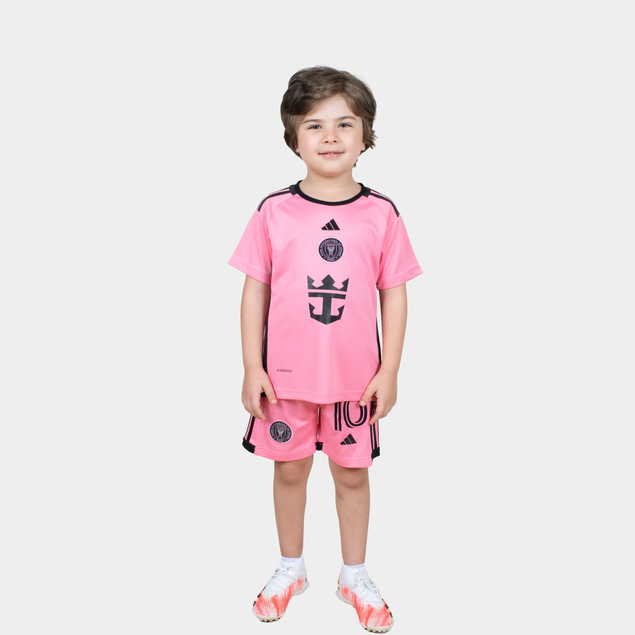 Messi Kinder-Fußballtrikot – Inter Miami 2024/25 Pink
