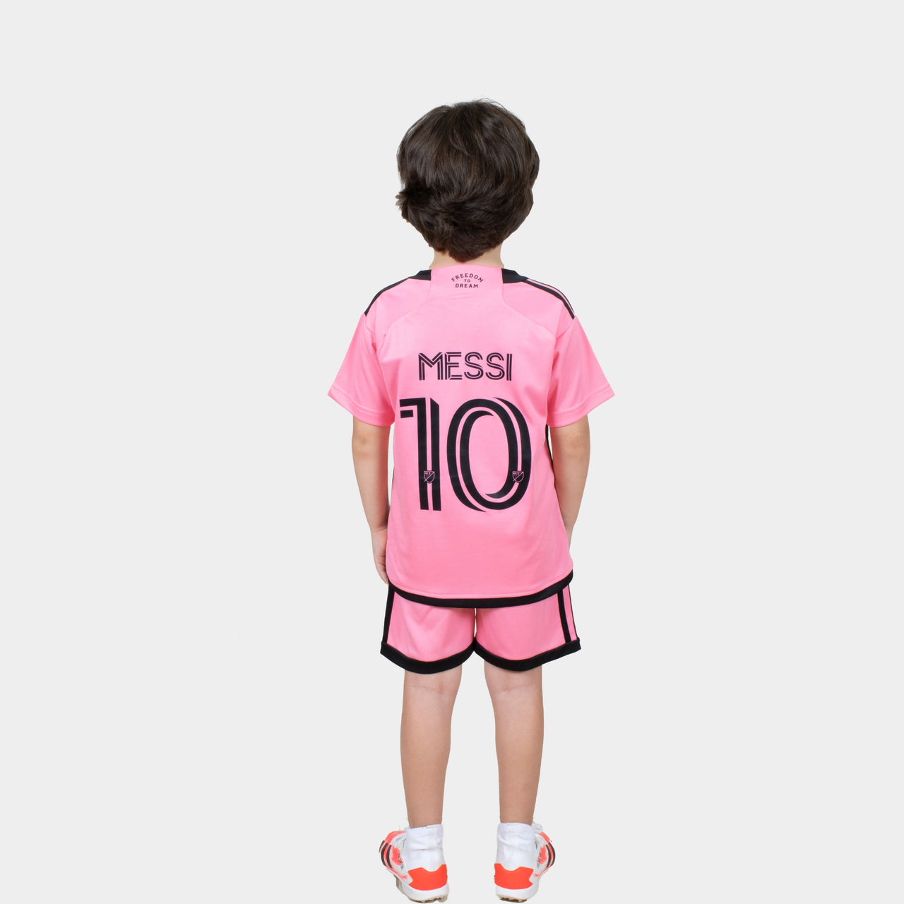Messi Kinder-Fußballtrikot – Inter Miami 2024/25 Pink