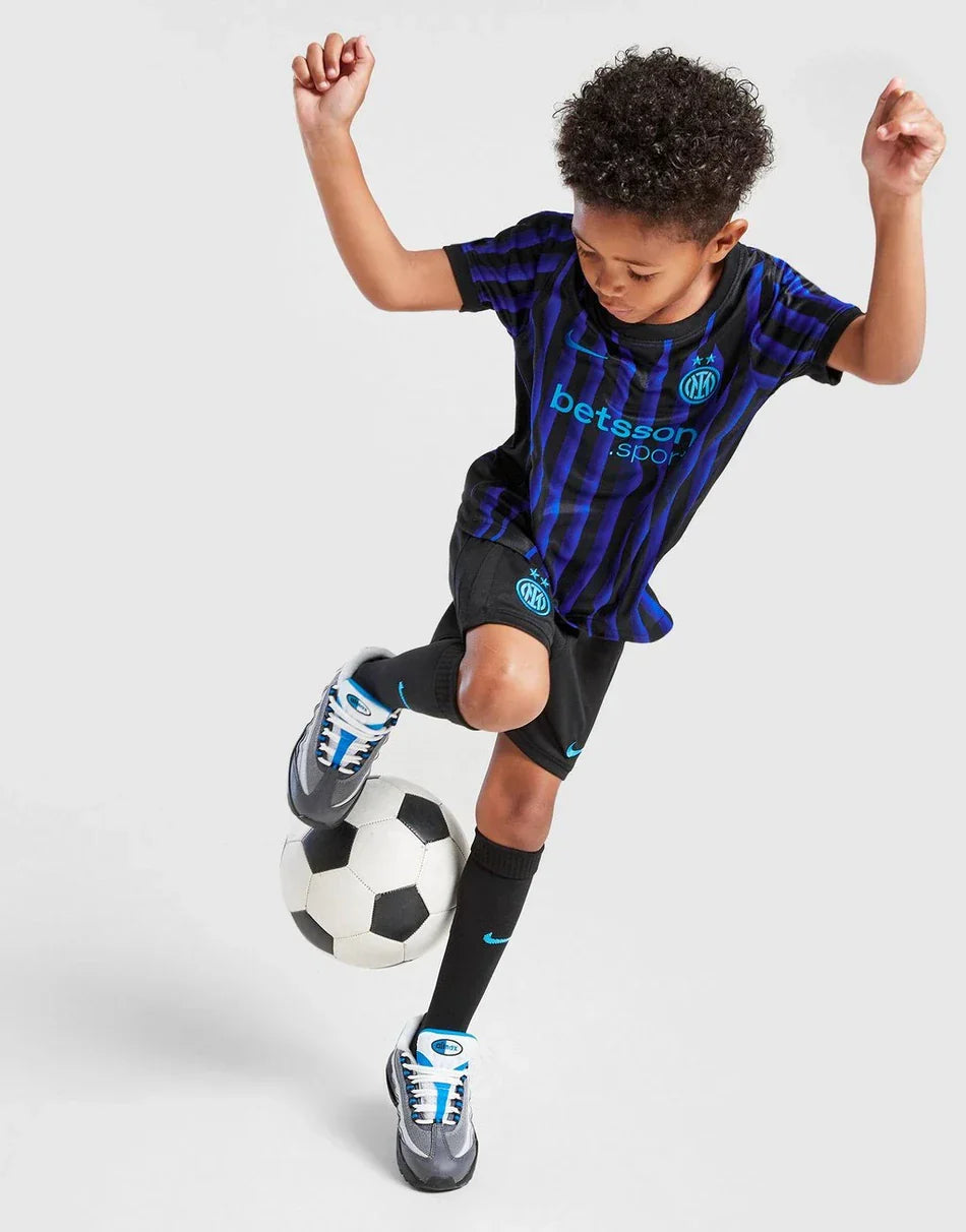 Inter Milan thuistenue voor kinderen 2025/26
