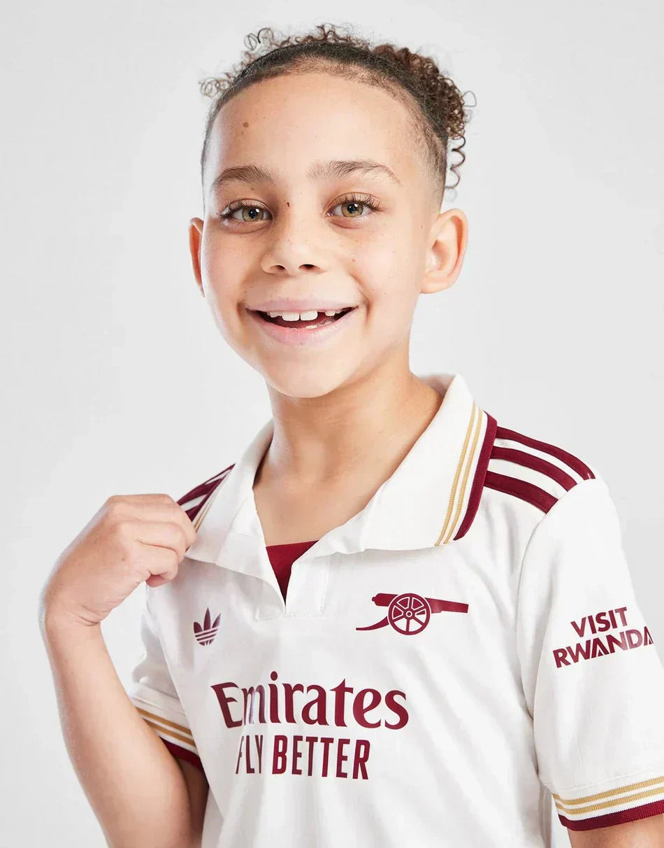 Arsenal Ausweich-Fußballtrikot für Kinder 2025/26