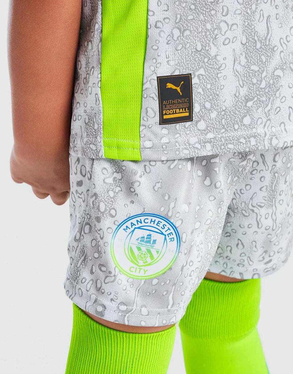 Manchester City Ausweichtrikot für Kinder 2025/26