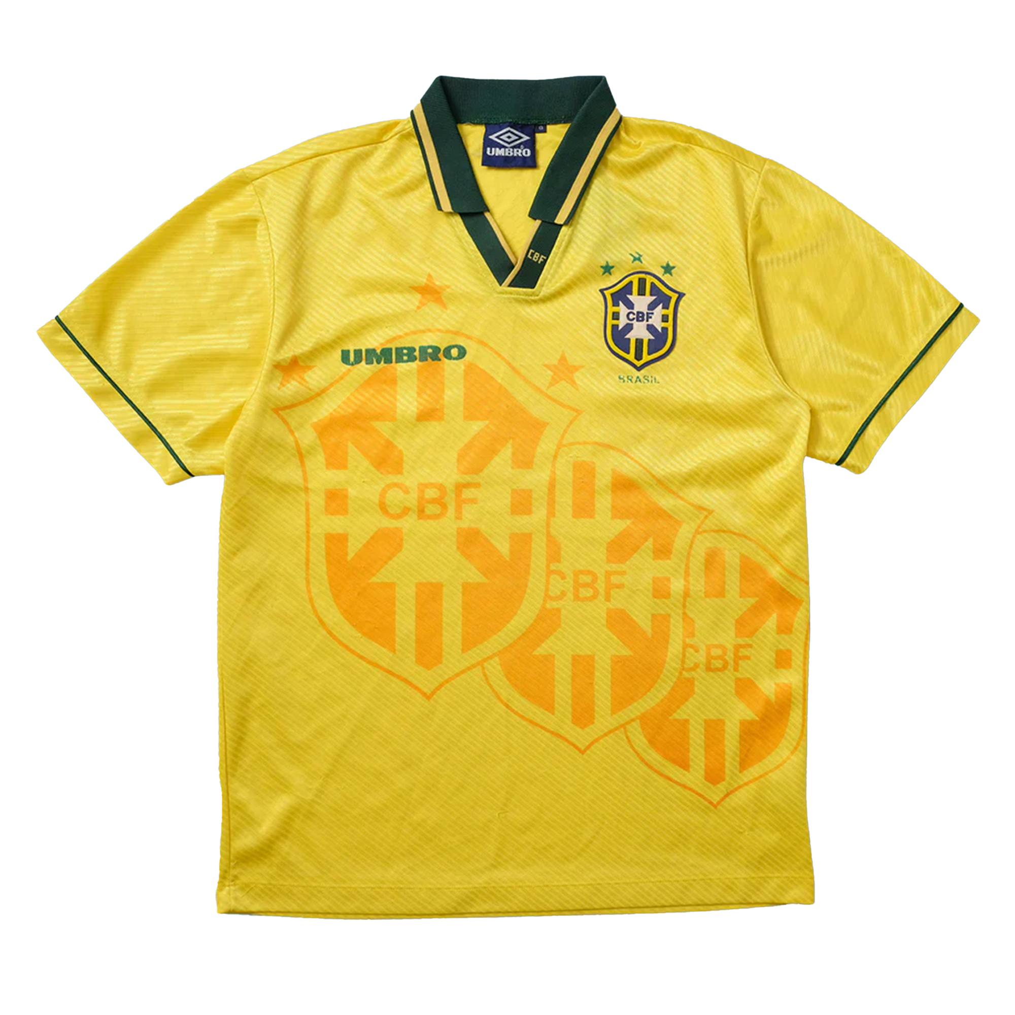 Retro Brazil 1995 1996 Home Football Shirt