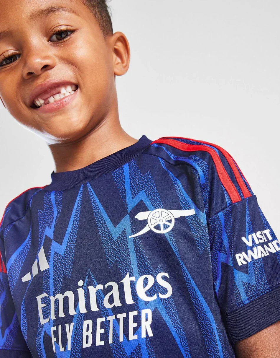 Arsenal Kinder-Fußballtrikot 2025/26 Auswärtstrikot