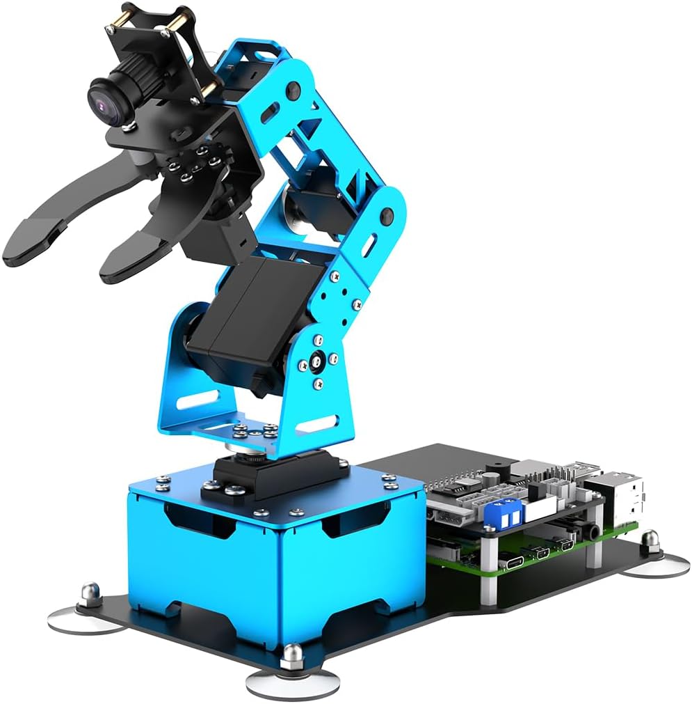 Kit braccio robotico 5DOF con visione AI