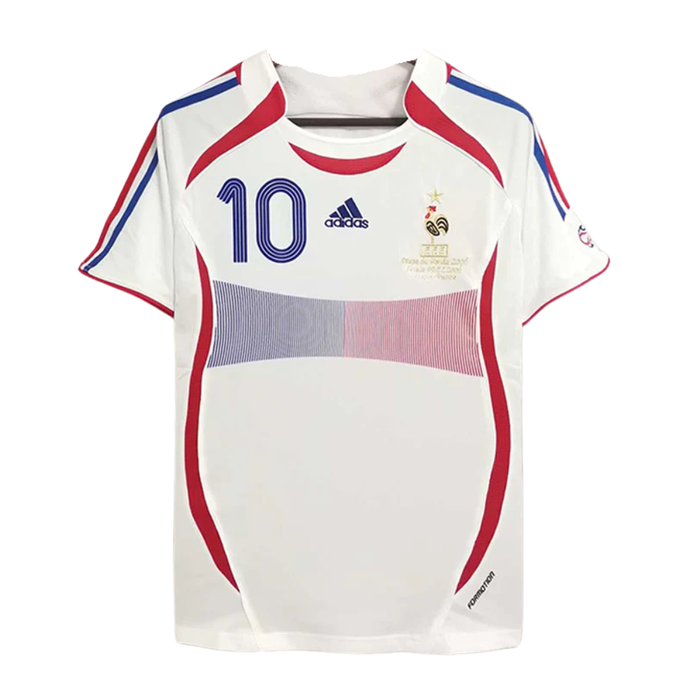 RETRO FRANCE 'ZIDANE 10' LEGENDS AWAY SHIRT 2006