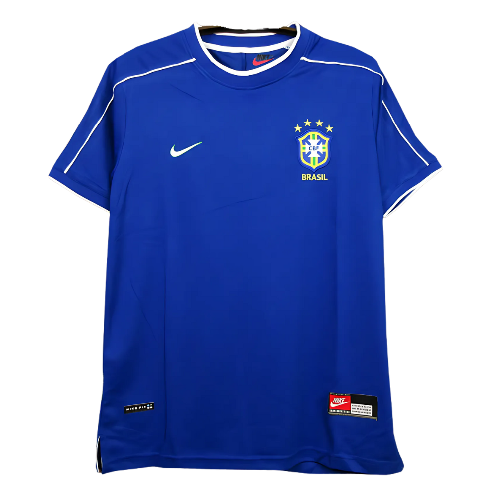 RETRO BRAZIL 'RONALDINHO 11' LEGENDS AWAY SHIRT 1998