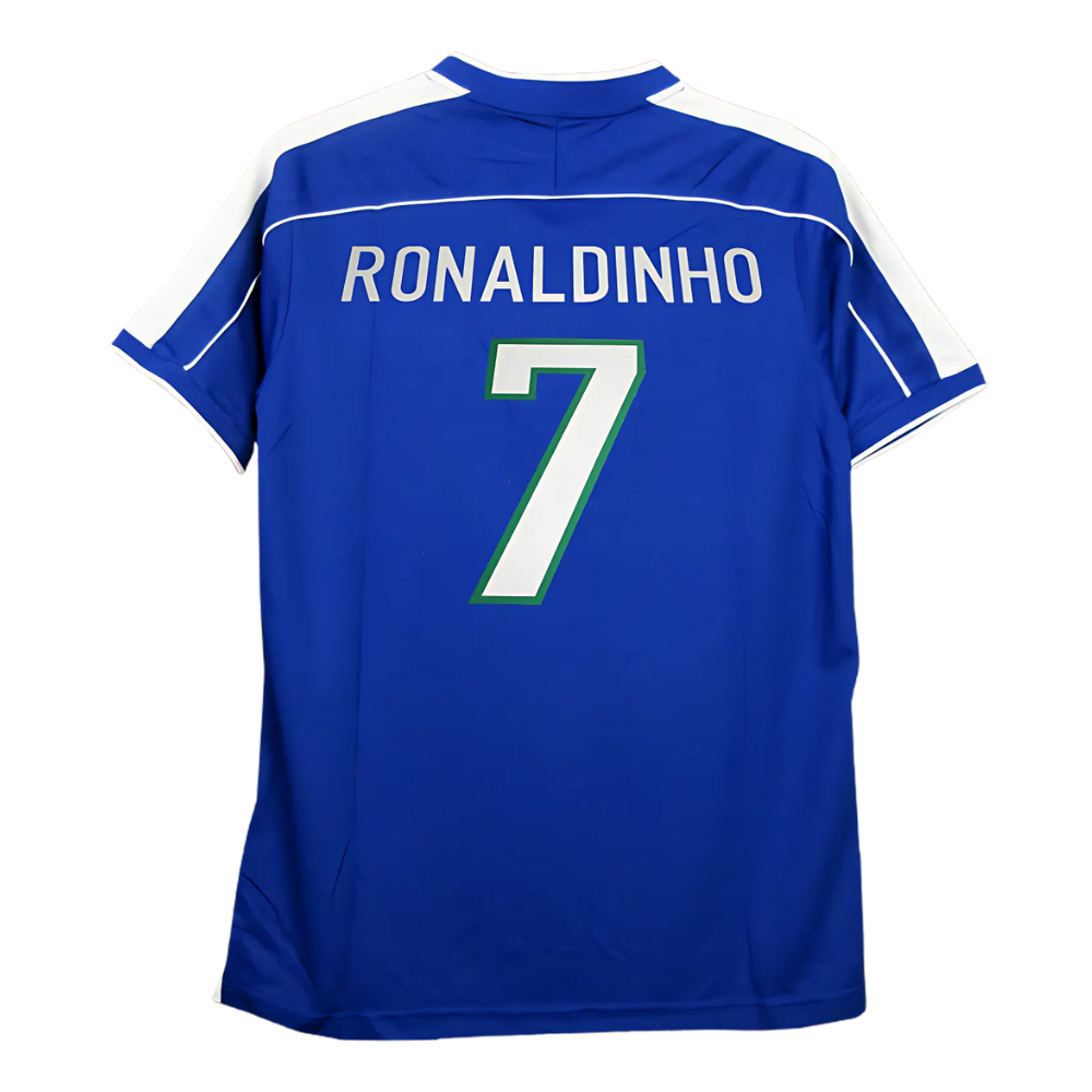 RETRO BRAZIL 'RONALDINHO 11' LEGENDS AWAY SHIRT 1998