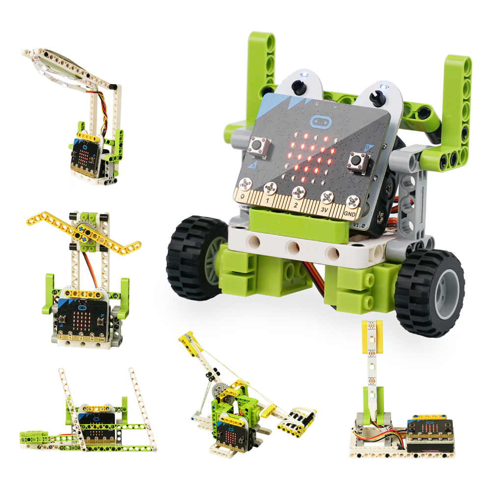Kit di mattoncini da costruzione 6 in 1 per micro:bit