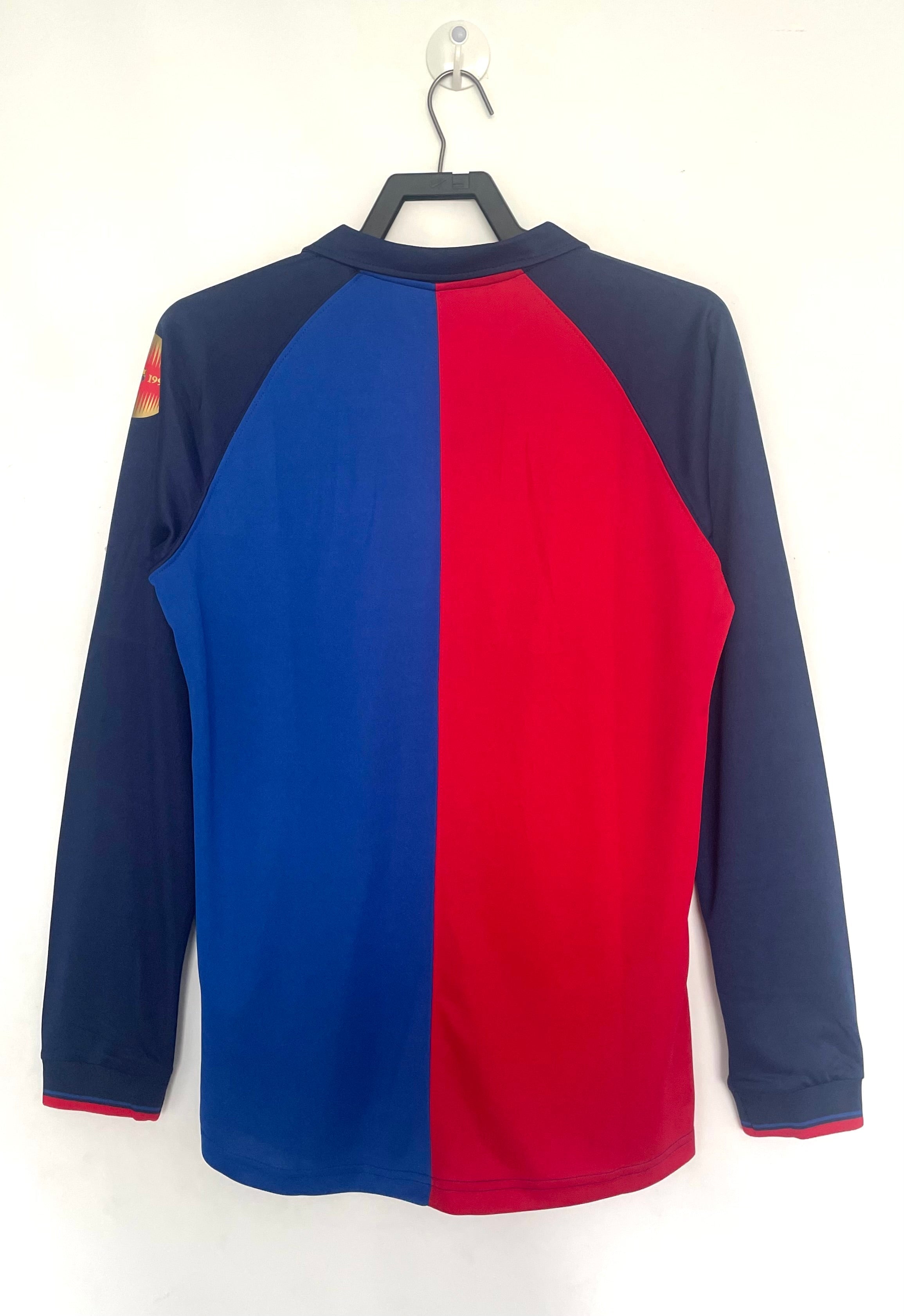 Camiseta de Local de Manga Larga Barcelona - Aniversario 100 Años (1999)