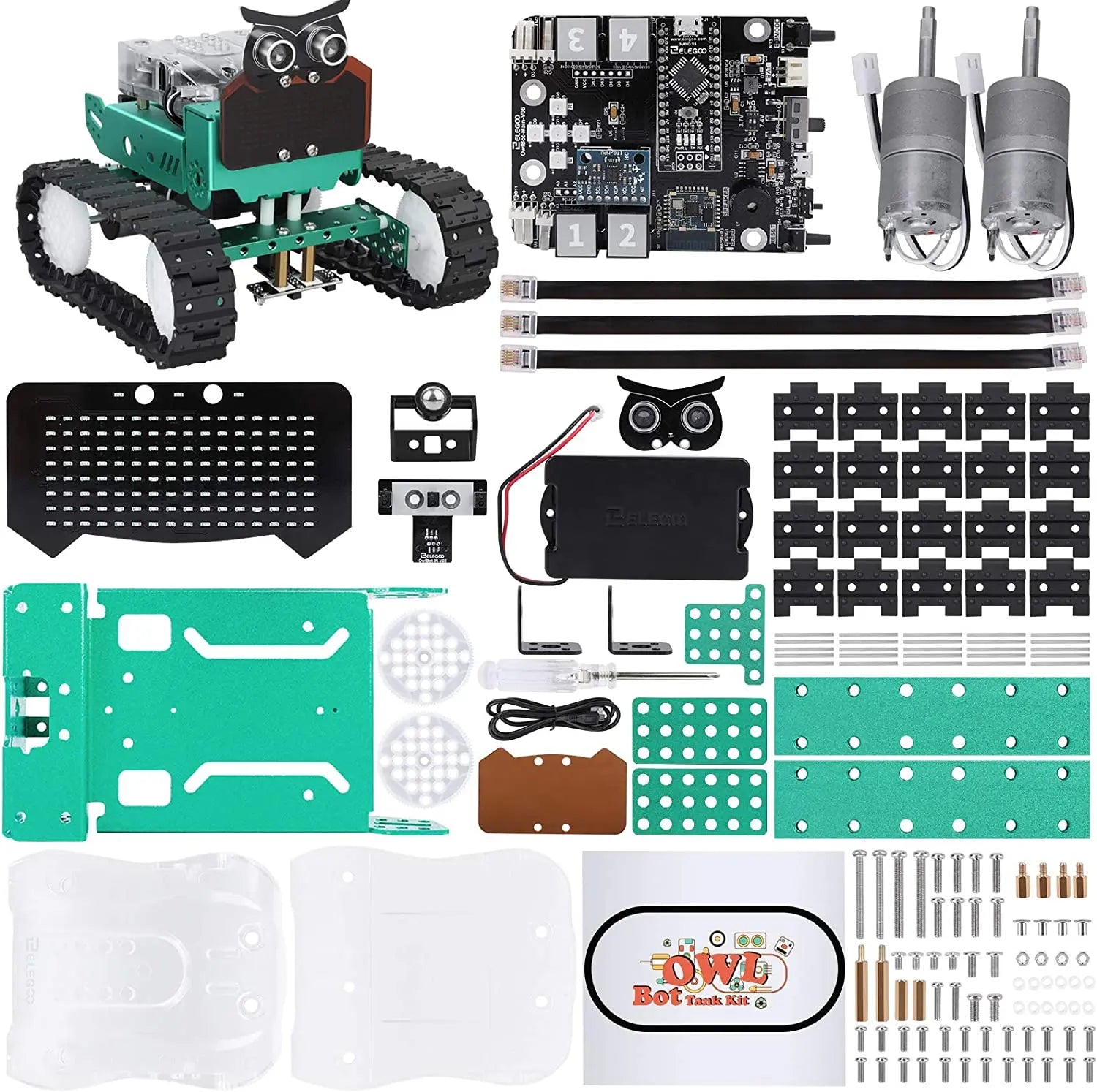 Kit auto robotica intelligente V2.0 con Nano V4