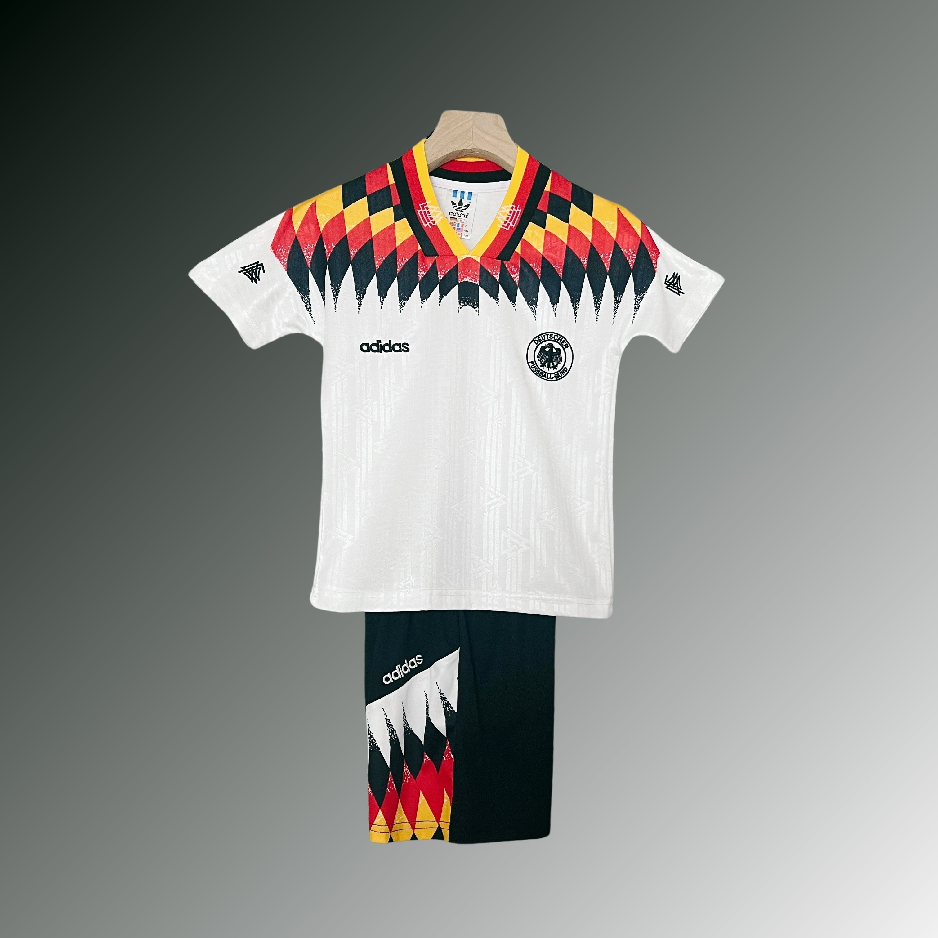 Retro Deutschland Kinder-Trikot WM 1994 Heimtrikot