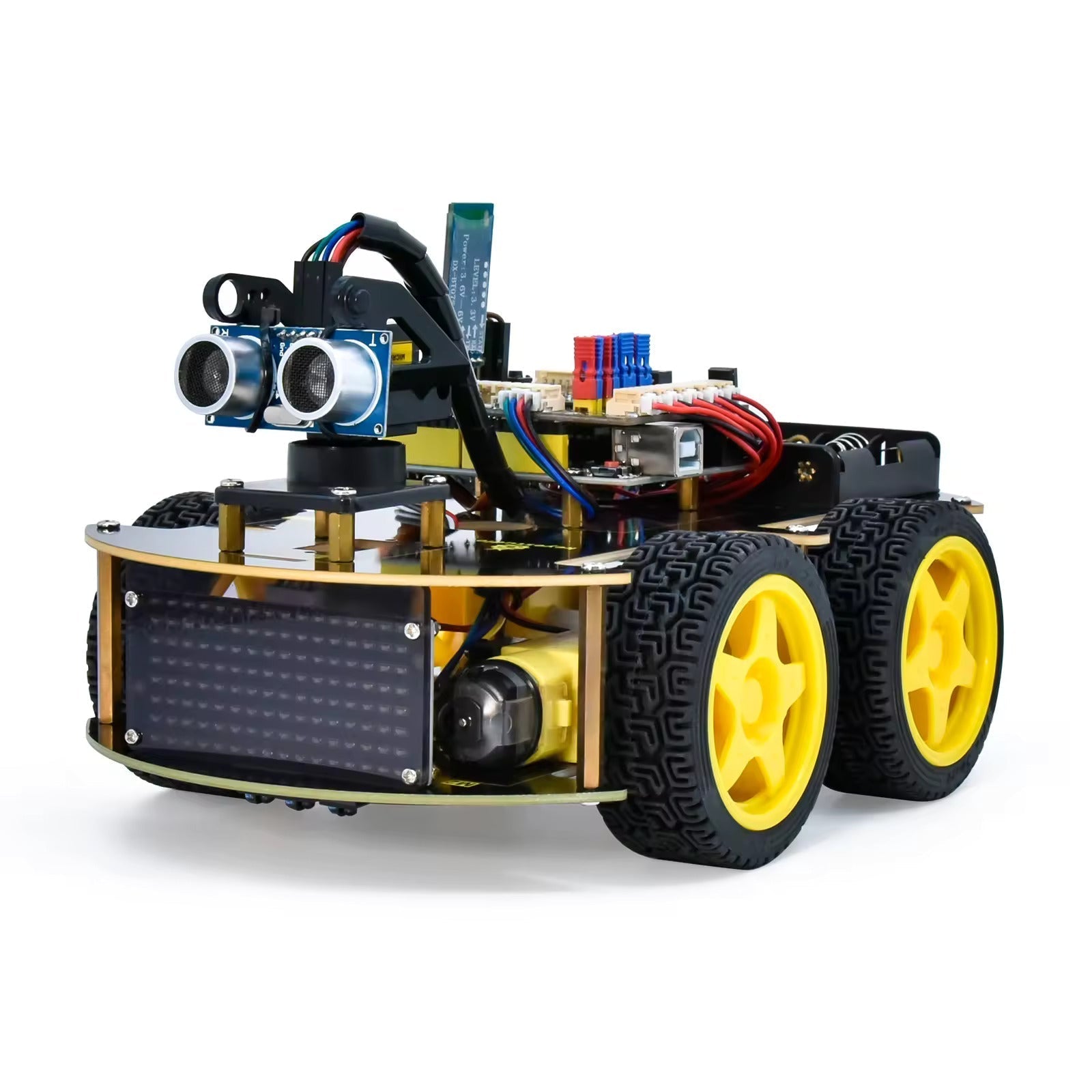 Kit auto robot intelligente 4WD per Arduino