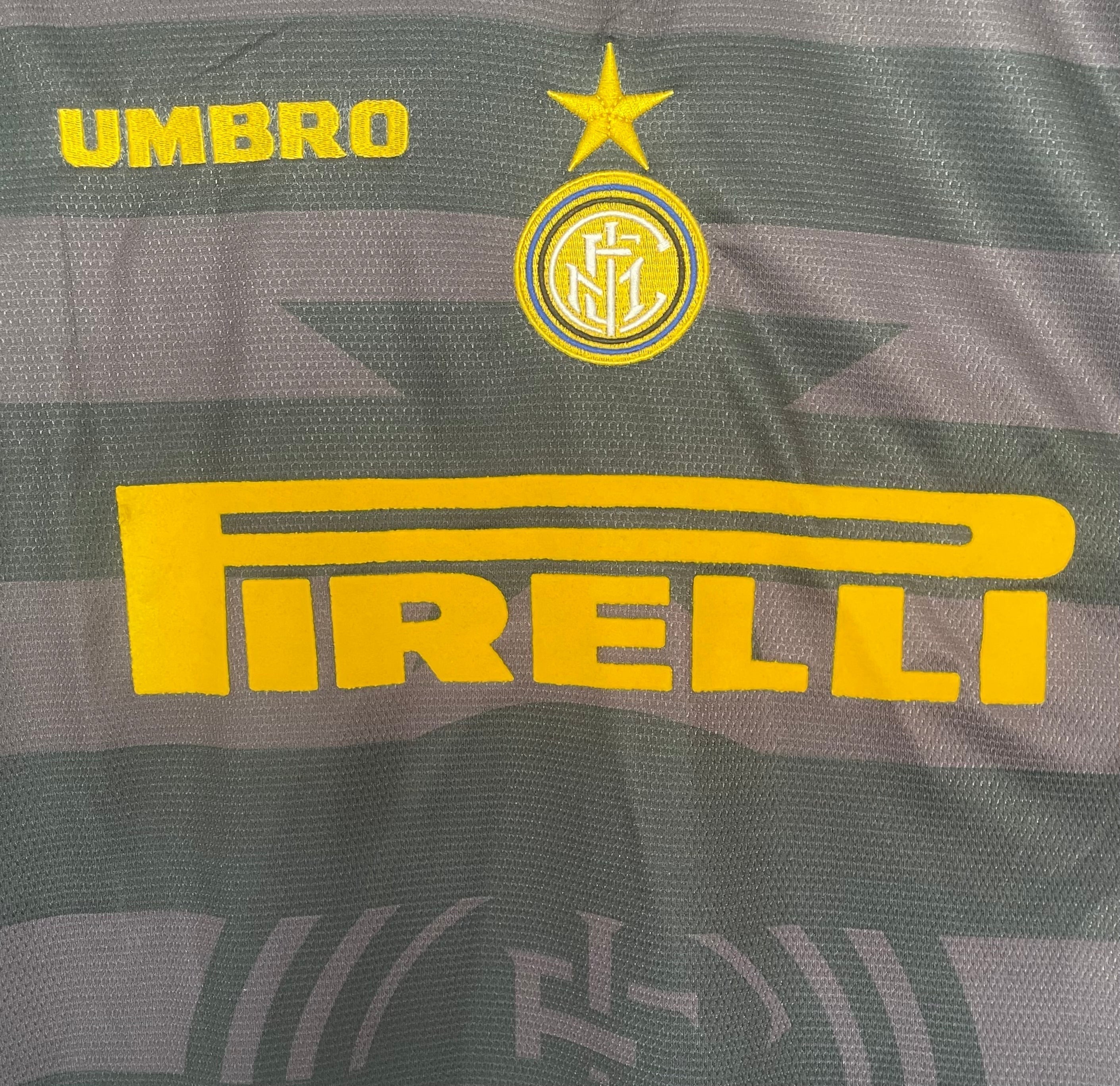 Camiseta Visitante Manga Larga Inter de Milán - 1997-98
