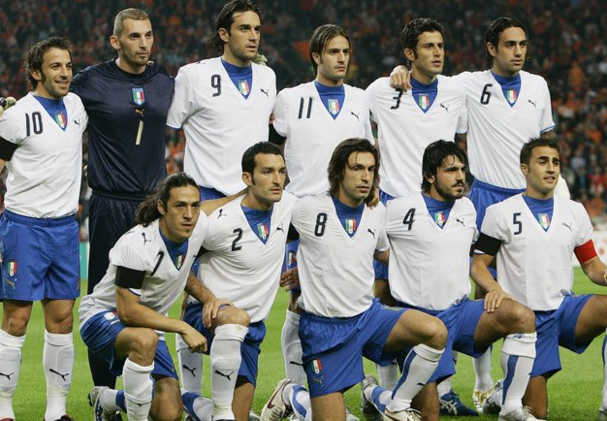 Italy Retro 2006 Jersey | World Cup Champions Vintage Kit