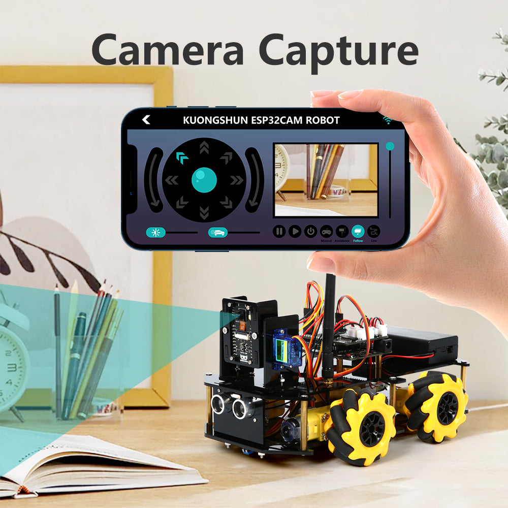 Kit auto robot programmabile ESP32-CAM