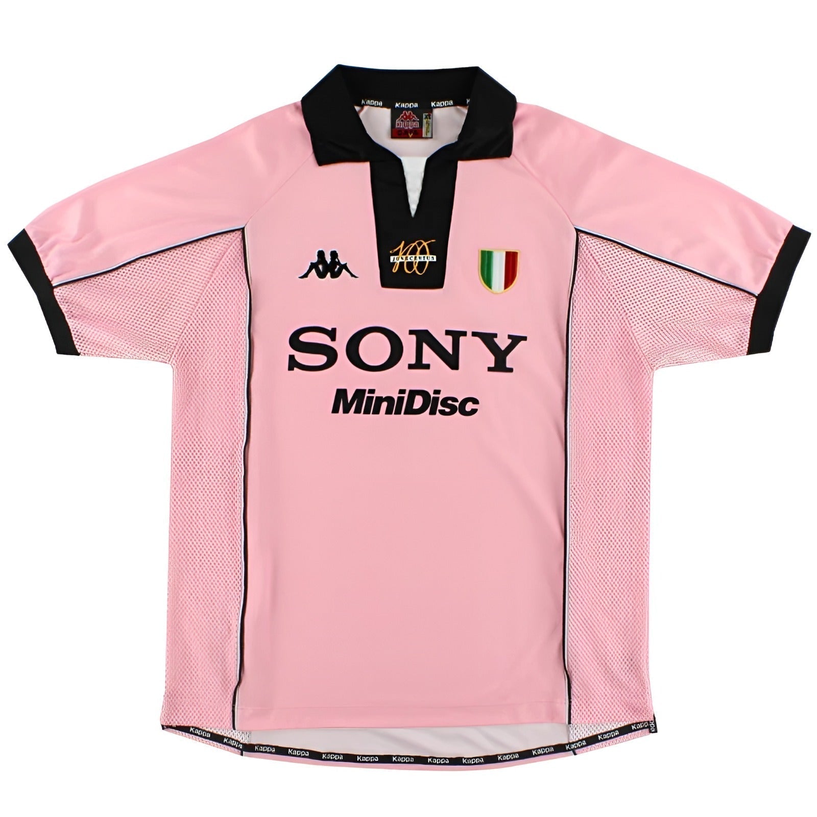Camiseta Retro Centenario Rosa Juventus 1997-98 Visitante