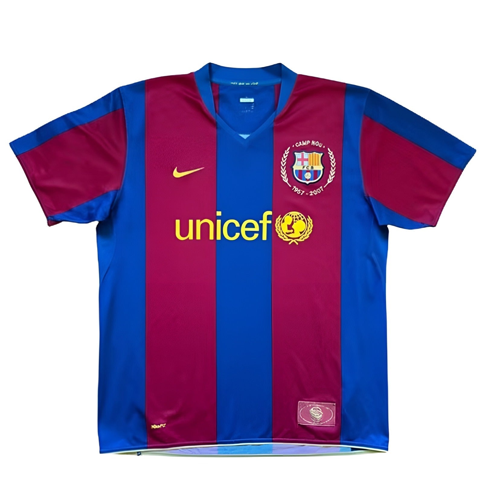 Retro Barcelona Home Shirt 2007/2008 Football Shirt