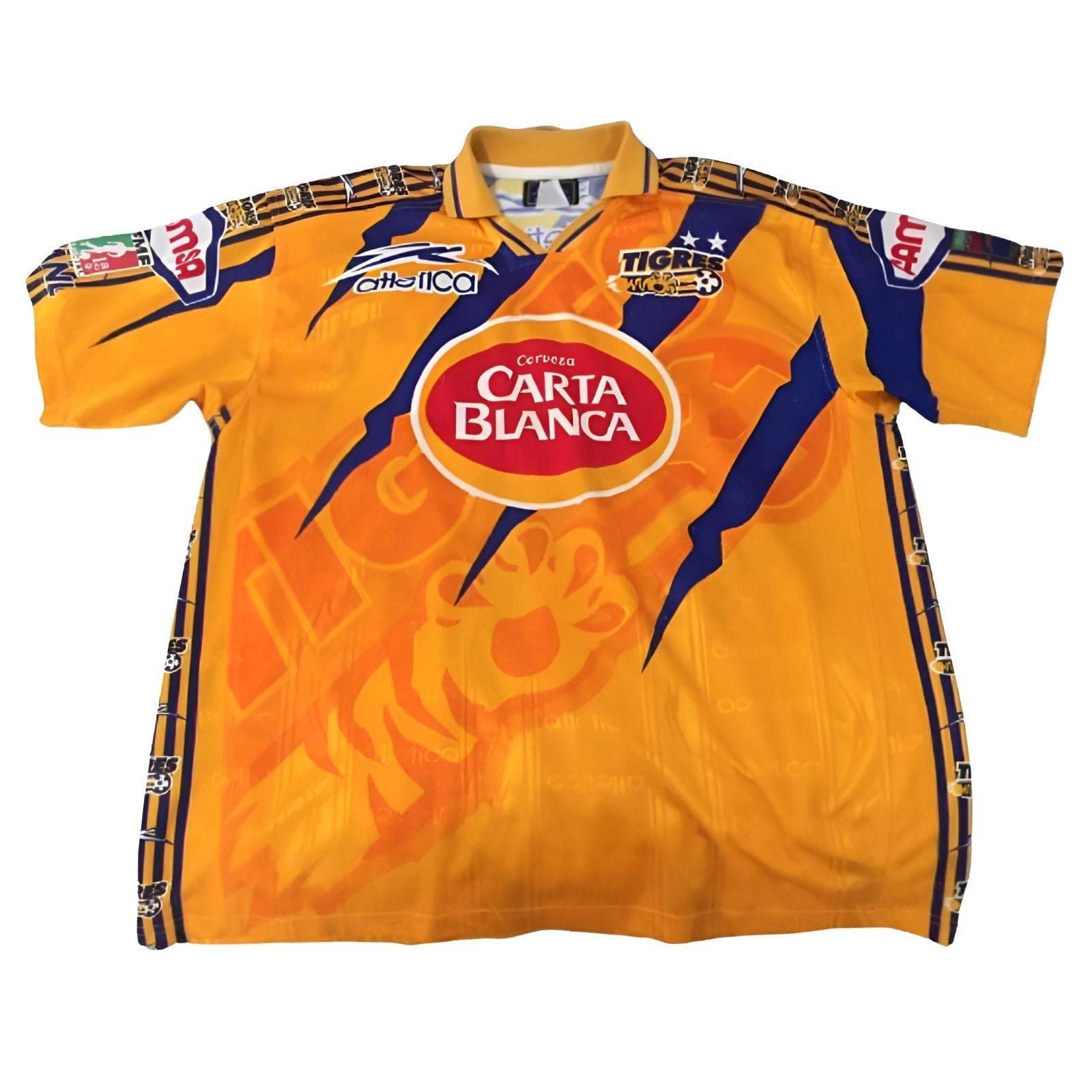 Retro Tigres Home Shirt 1997/1998 Football Shirt