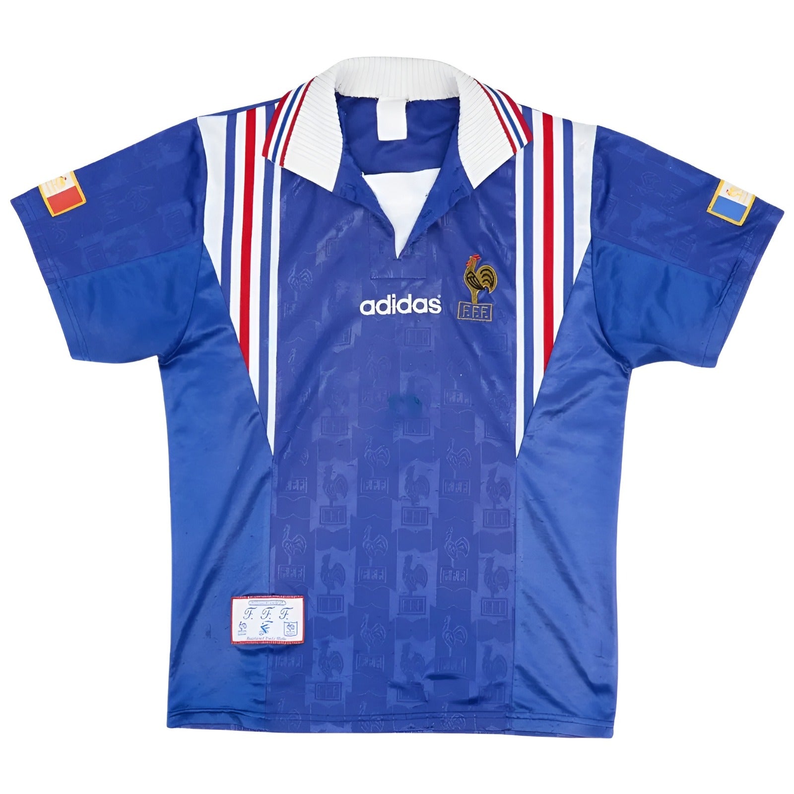 Retro France Home Shirt 1996 Football Shirt