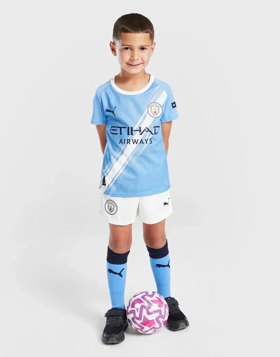 Manchester City kindervoetbaltenue 2025/26 - Thuis