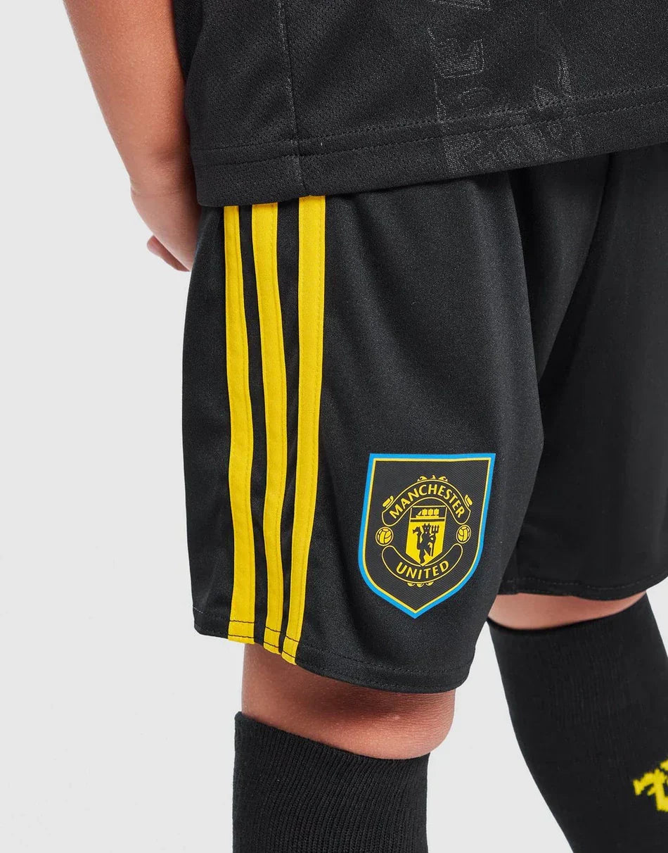 Manchester United Auswärtstrikot Mini-Kit für Kinder 2025/26