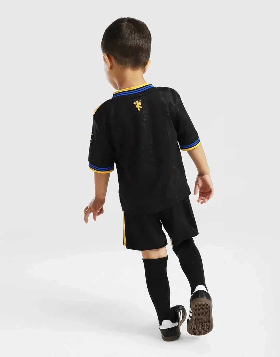 Manchester United Auswärtstrikot Mini-Kit für Kinder 2025/26