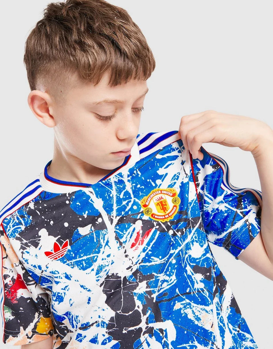 2025/26 Manchester United Stone Roses Jersey Kids