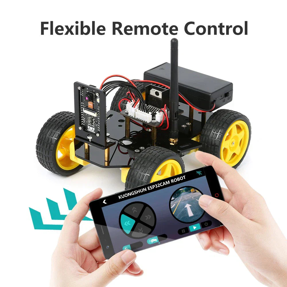Kit auto robot con telecamera ESP32
