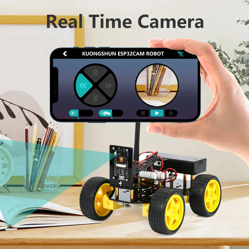 Kit auto robot con telecamera ESP32