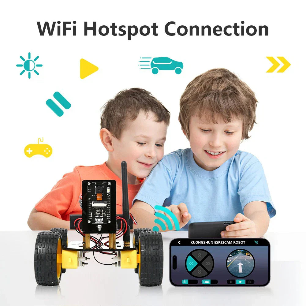 Kit auto robot con telecamera ESP32
